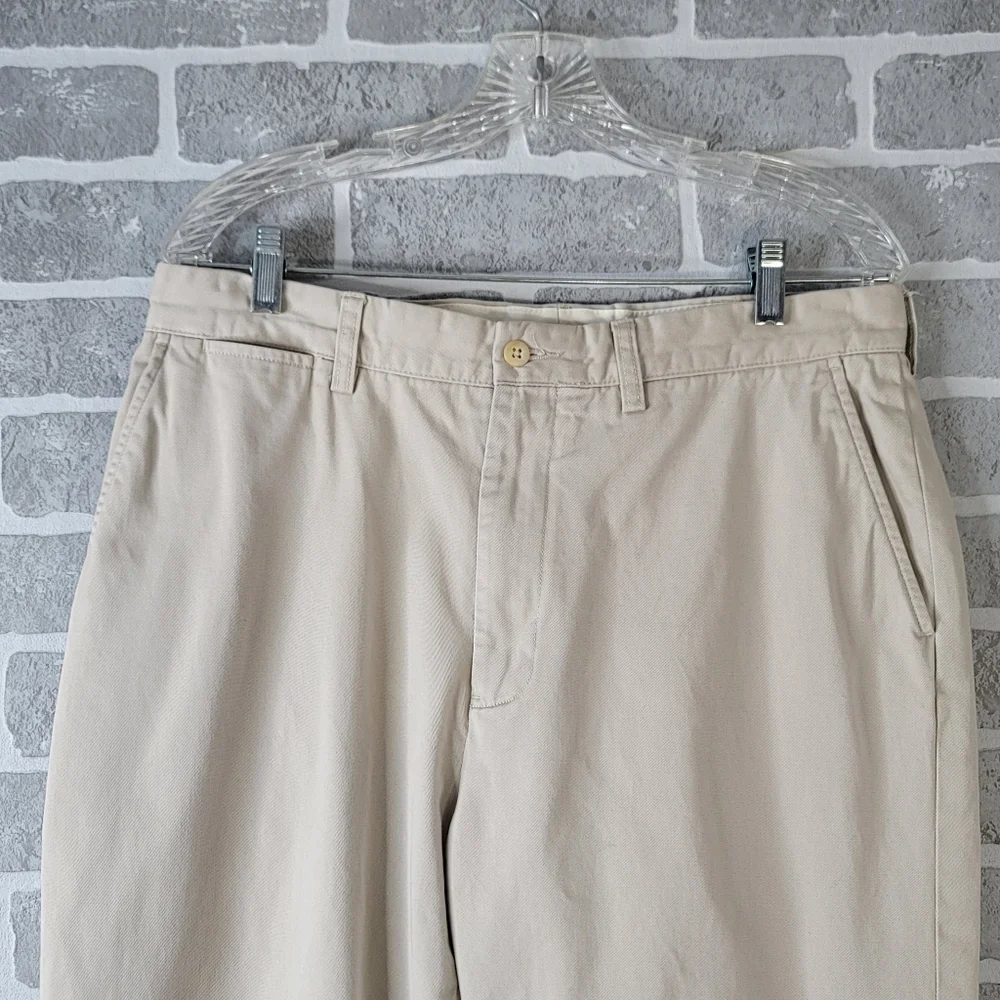 Polo By Ralph Lauren Classic Chino Khakis Tapered Leg Men's Size 34 x 30 - Picture 3 of 13